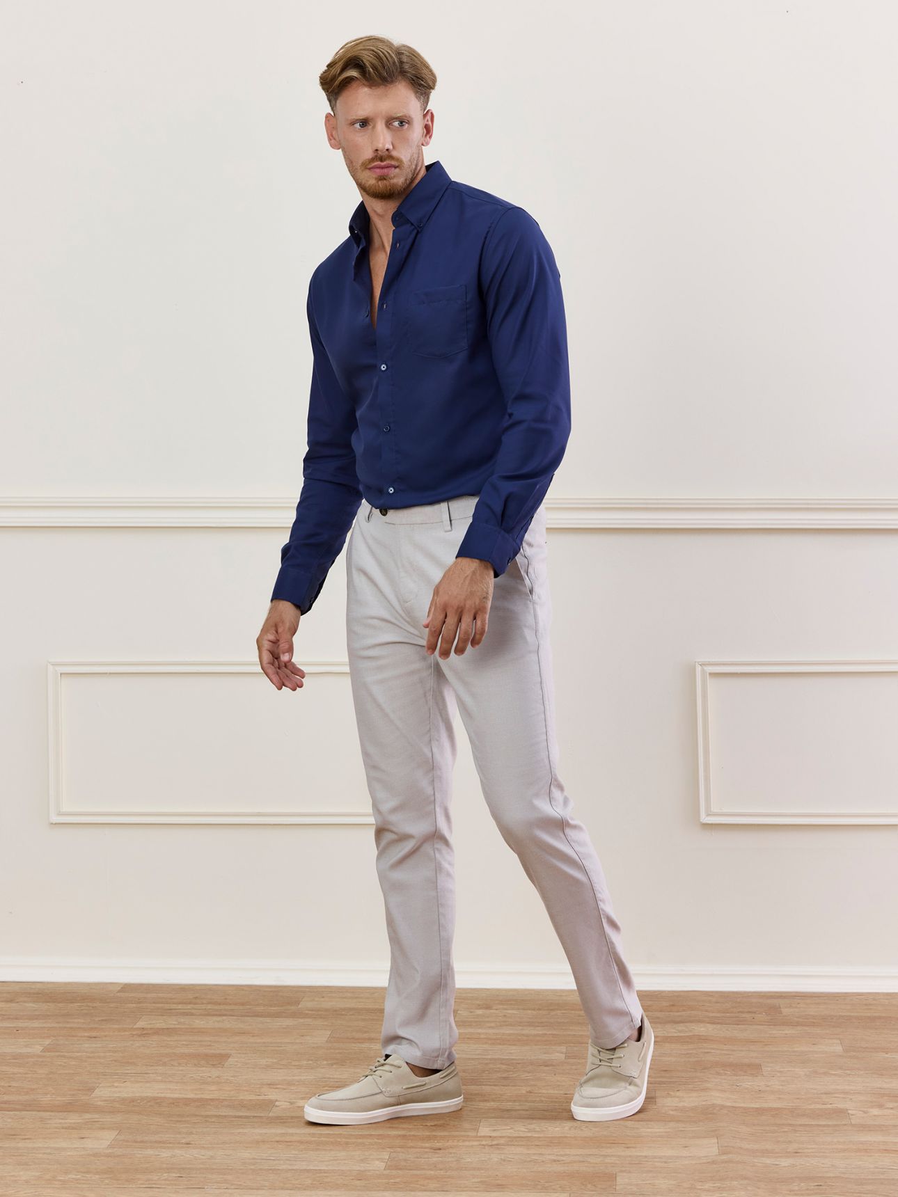 MAX MORETTI מכנסי צ’ינו חג