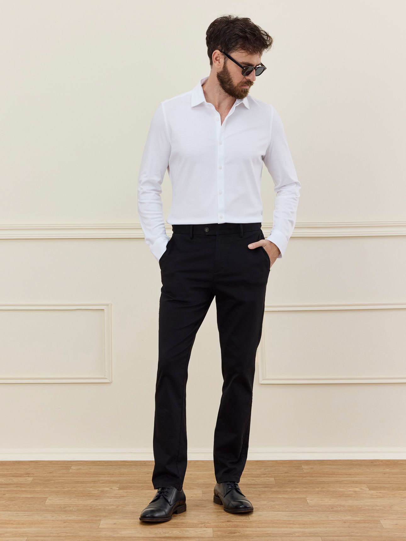 MAX MORETTI מכנסי צ’ינו NON IRON