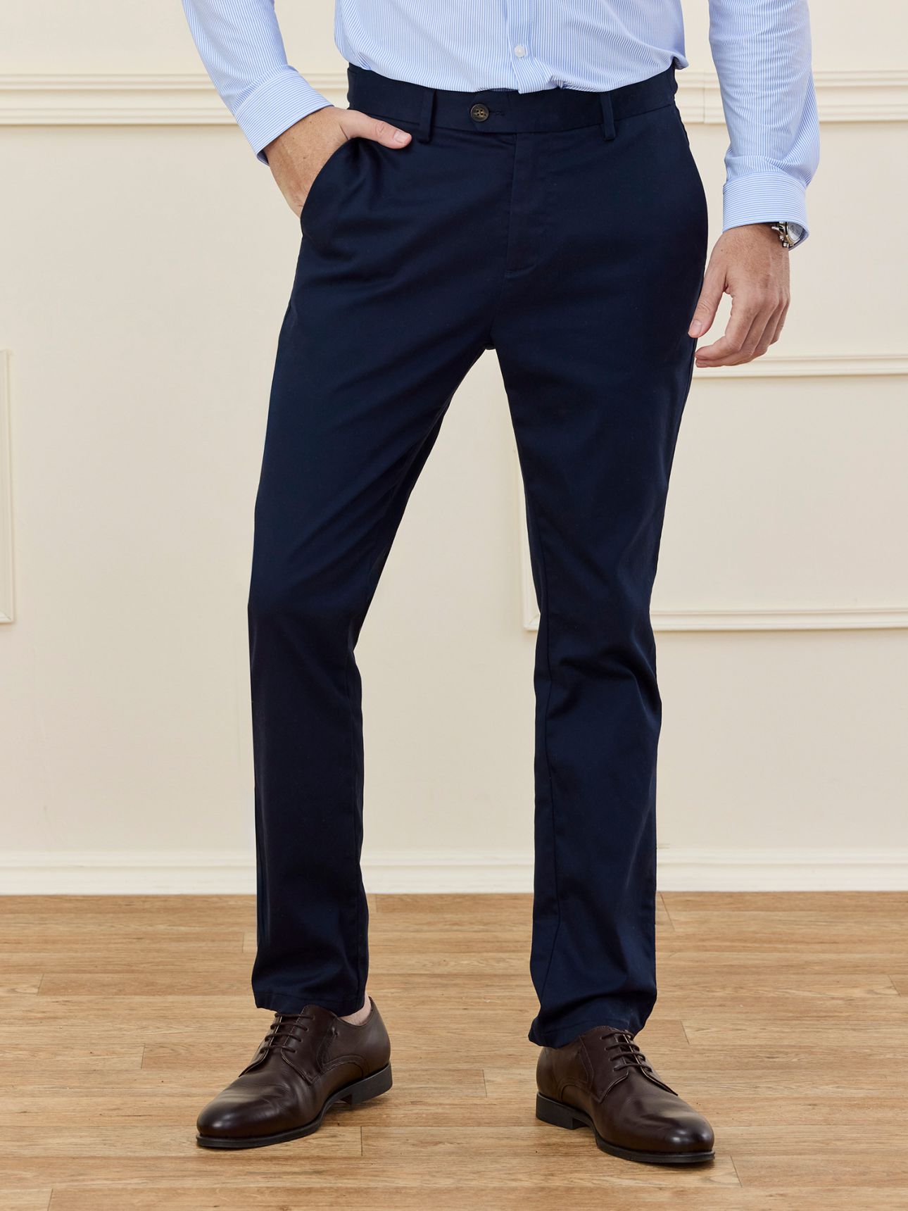 MAX MORETTI מכנסי צ’ינו NON IRON