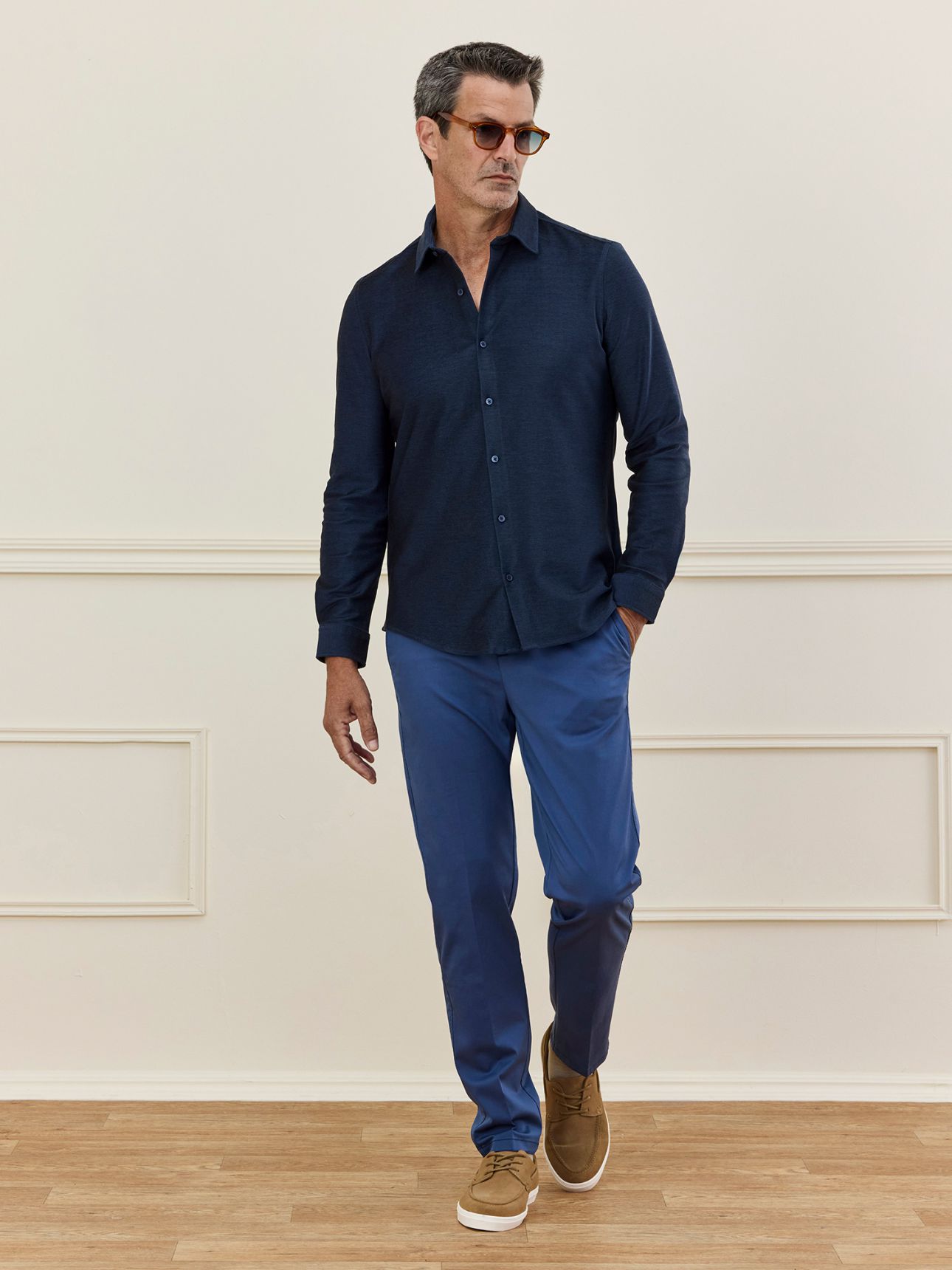 HECHTER PARIS מכנסי צ’ינו EASY CARE