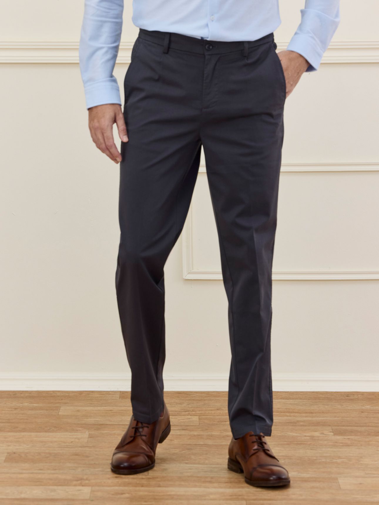 HECHTER PARIS מכנסי צ’ינו EASY CARE