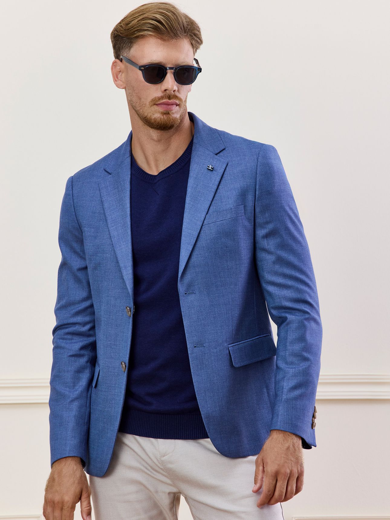 HECHTER PARIS בלייזר במראה פשתן