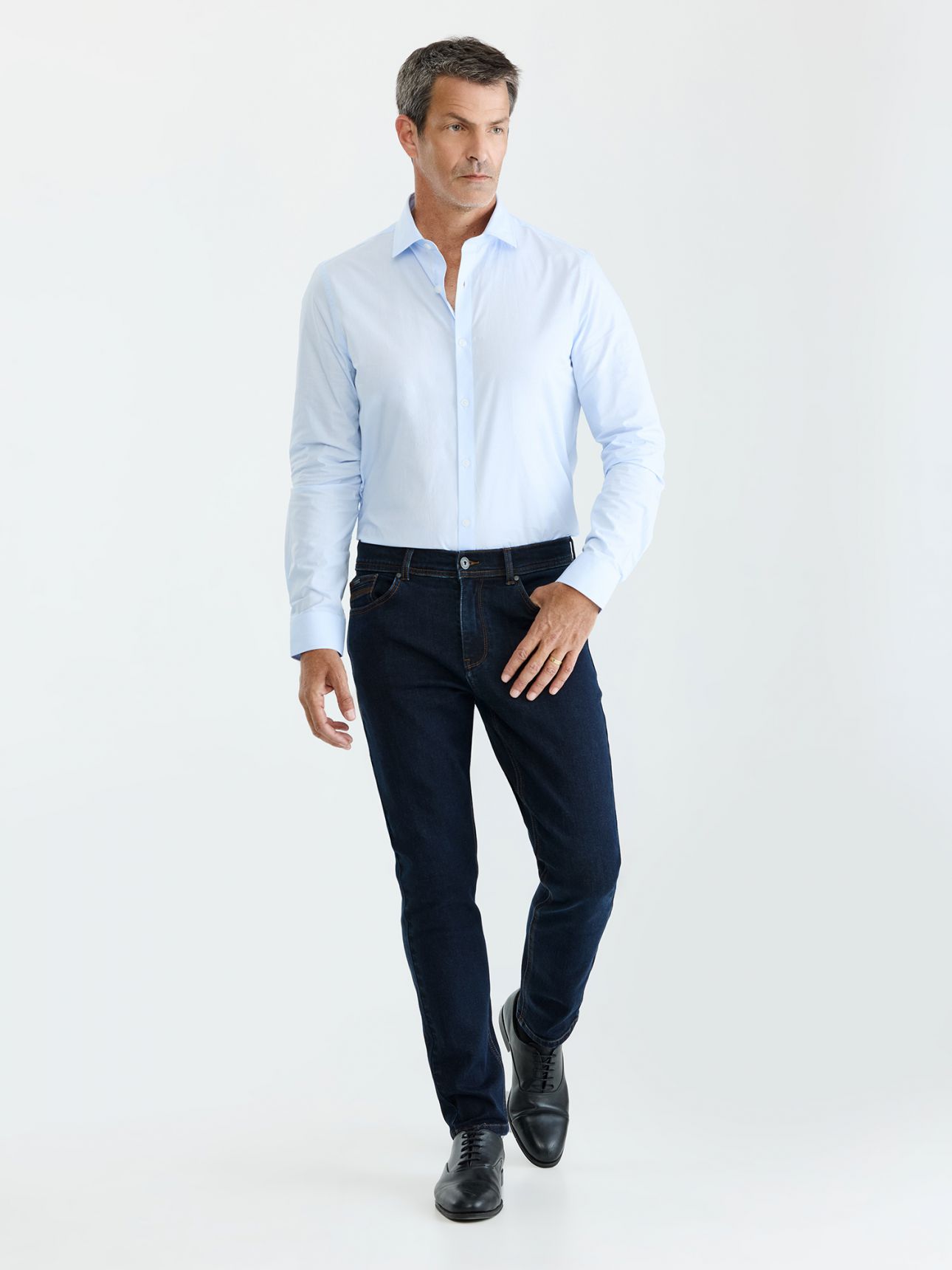 MAX MORETTI מכנסי ג’ינס פרומו בגזרת סלים