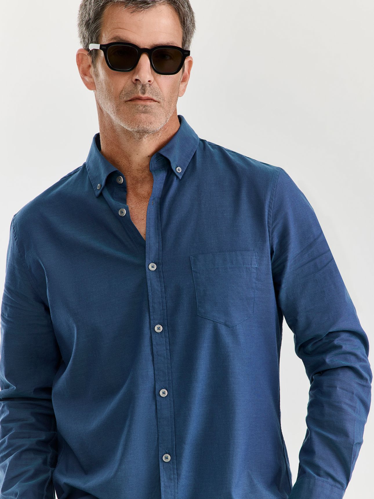 MAX MORETTI חולצה מכופתרת OXFORD בגזרת רגולר פיט