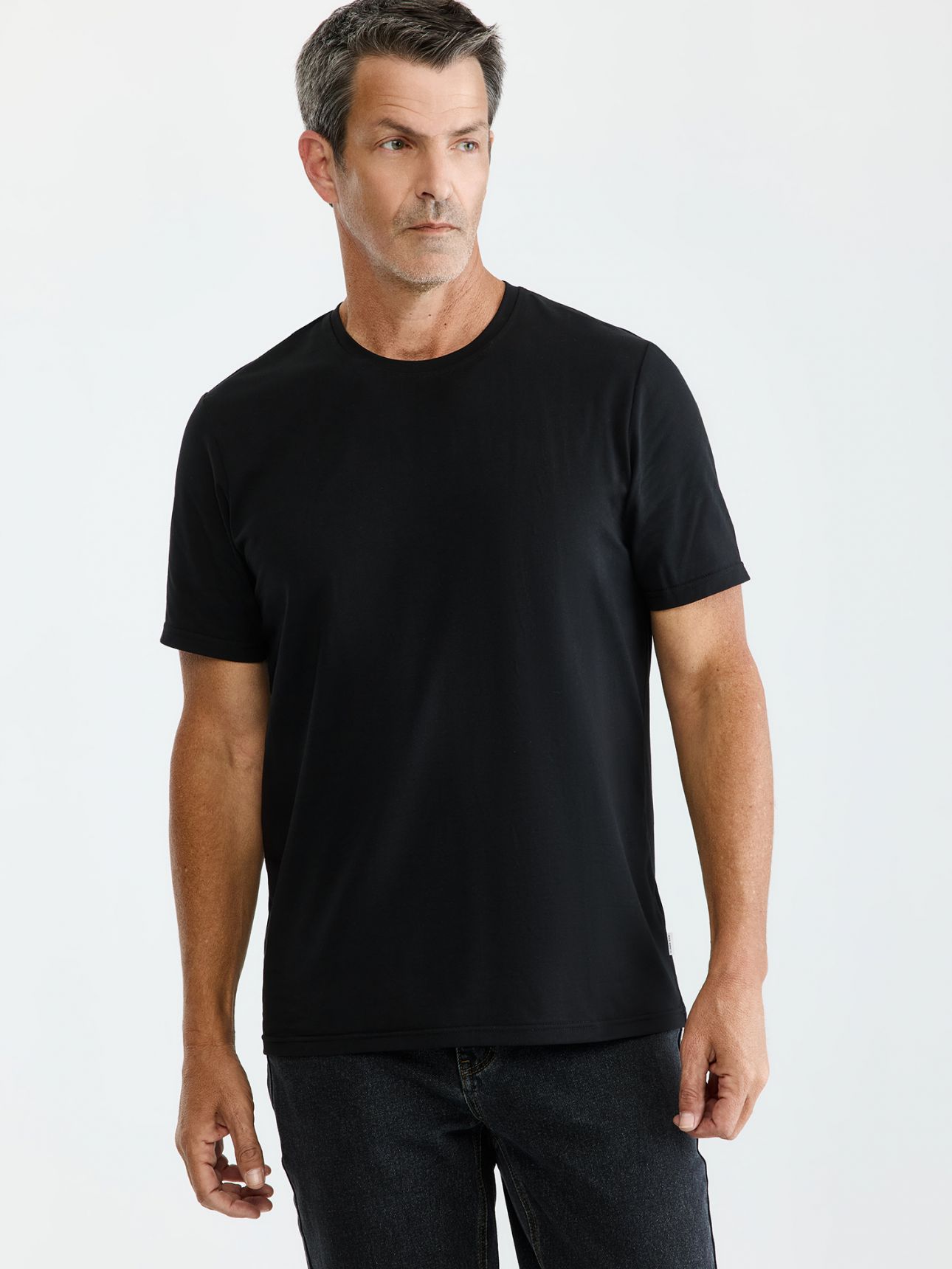 MAX MORETTI חולצת טי שירט כותנה לייקרה