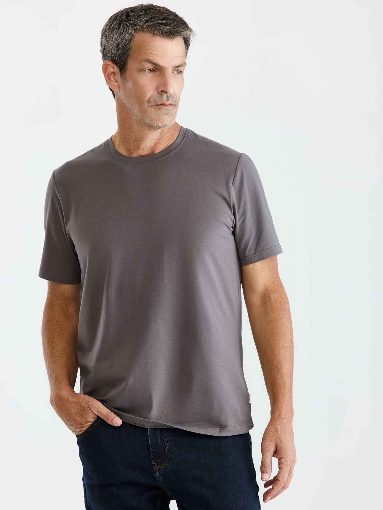 MAX MORETTI חולצת טי שירט כותנה לייקרה