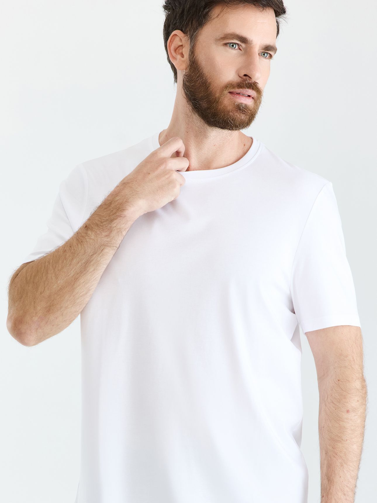 HECHTER PARIS חולצת טישירט במגע משי