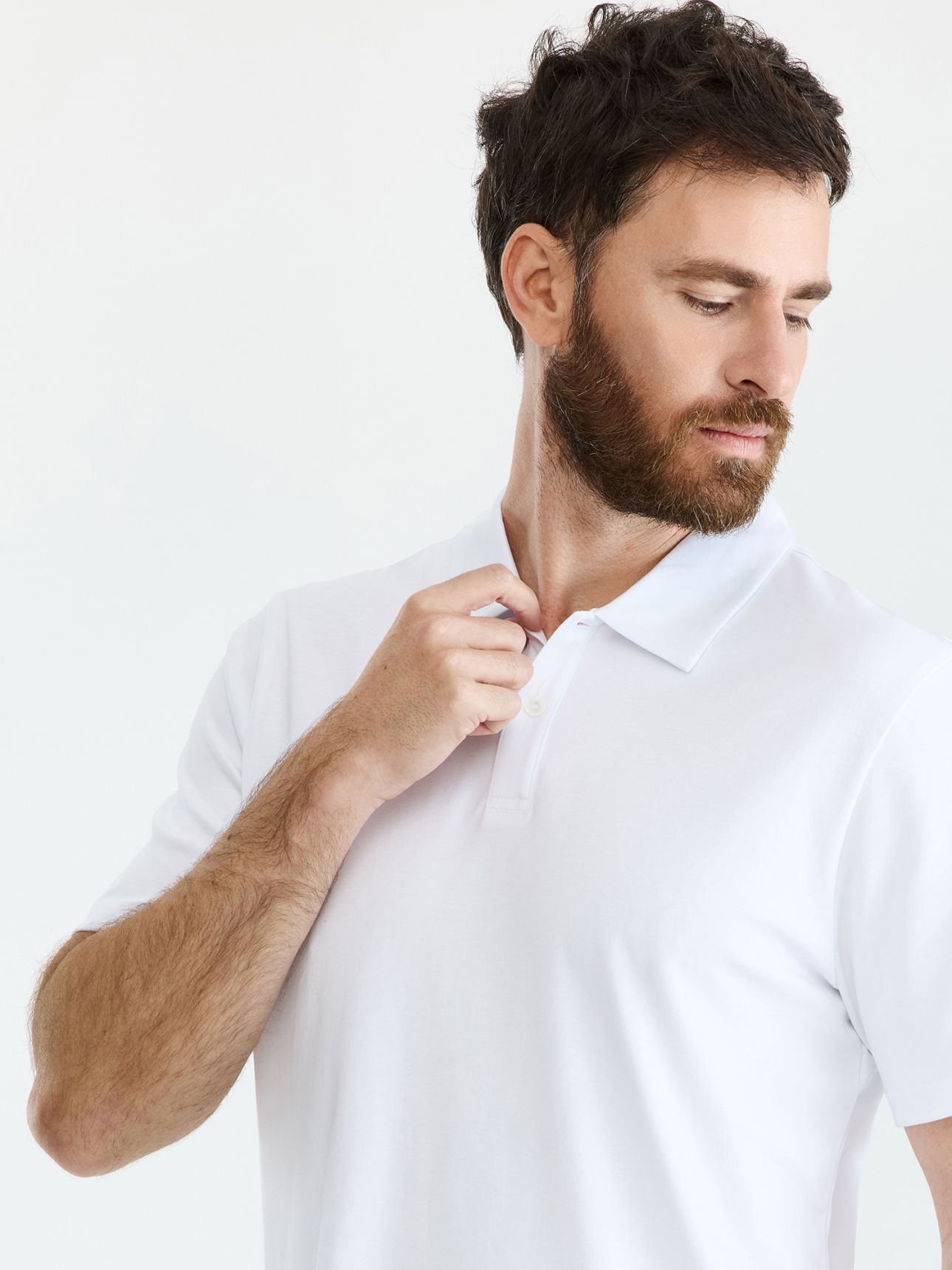 HECHTER PARIS חולצת פולו לבושה