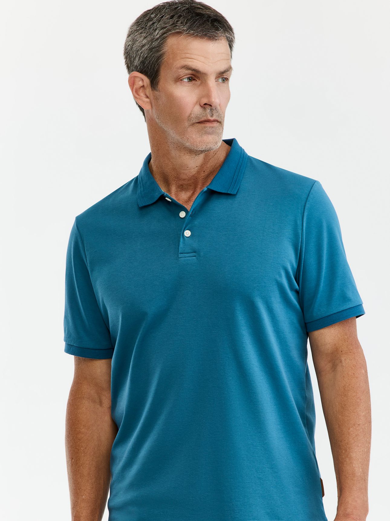 MAX MORETTI חולצת פולו כותנה קרה