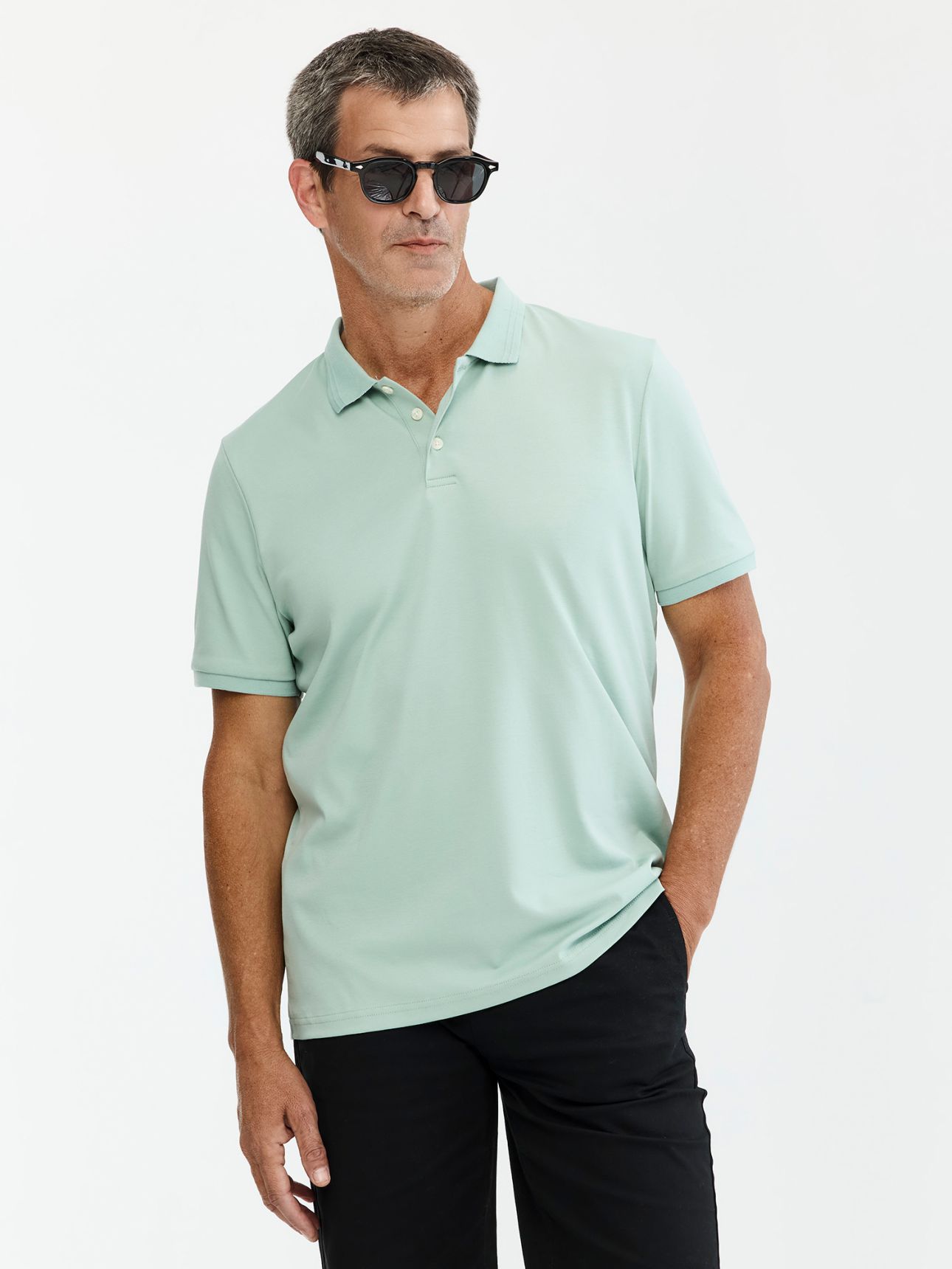 MAX MORETTI חולצת פולו כותנה קרה