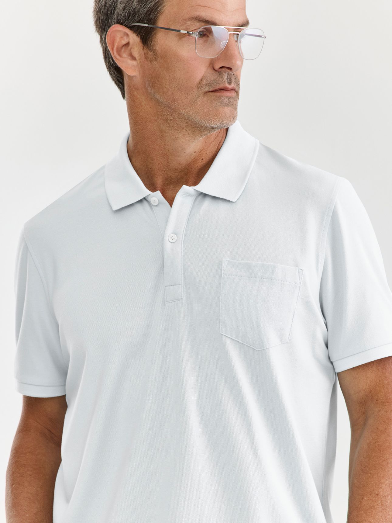 MAX MORETTI חולצת פולו פיקה עם כיס