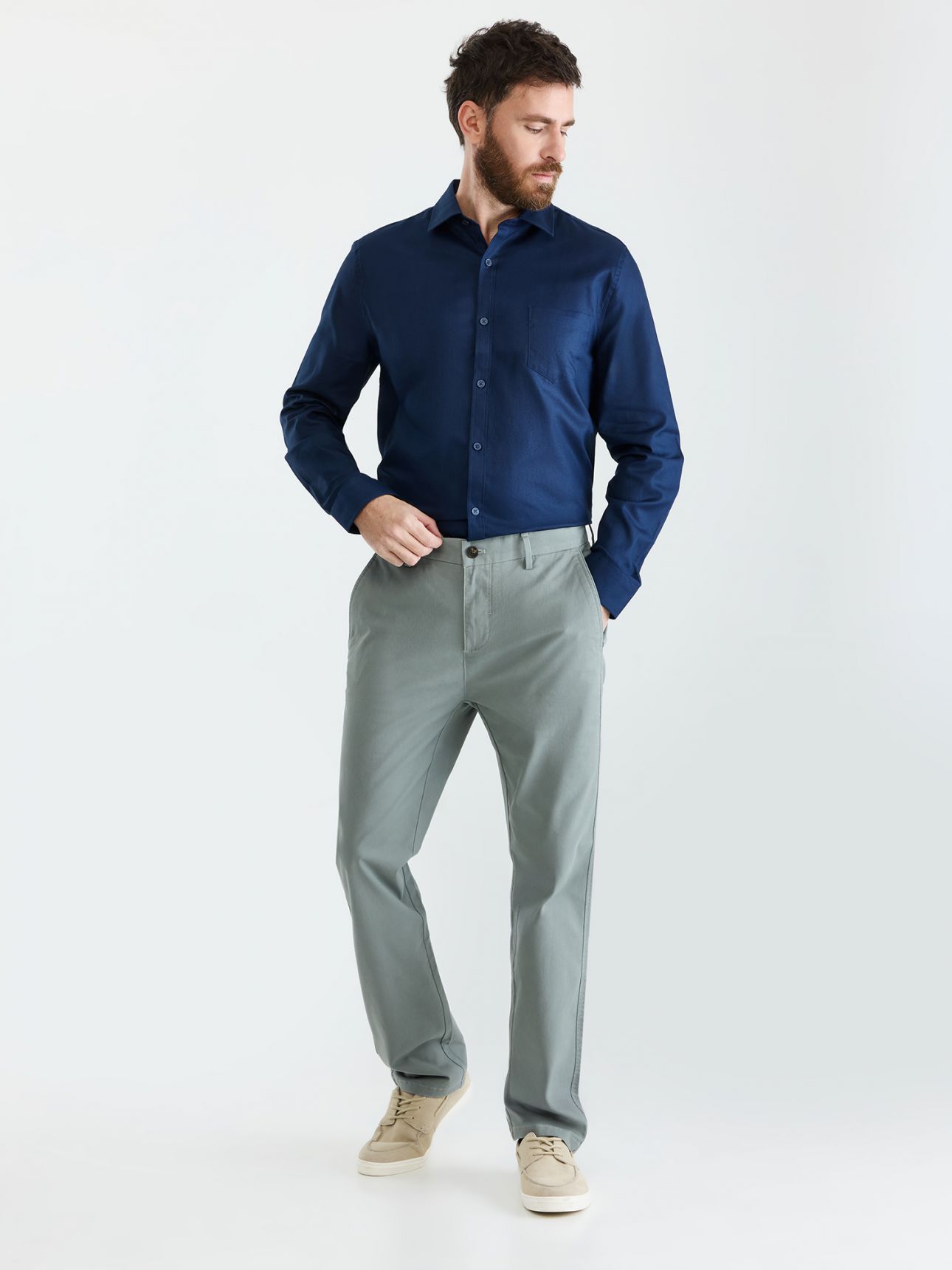 MAX MORETTI מכנסי צ’ינו פרומו