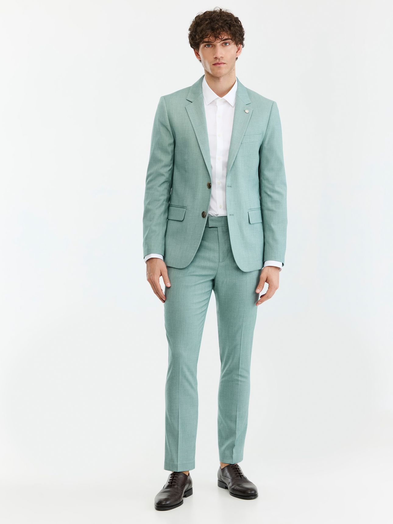 HECHTER PARIS מכנס חליפת אירועים בגזרת סלים