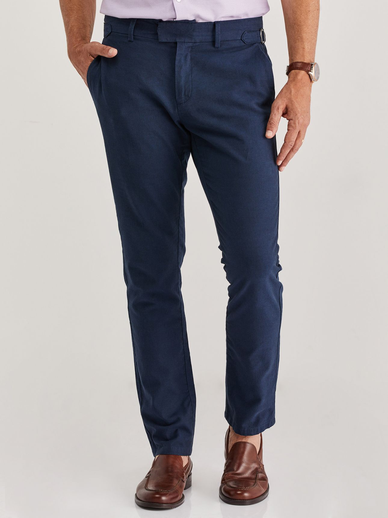 MAX MORETTI
מכנסי צ’ינו פשתן כותנה