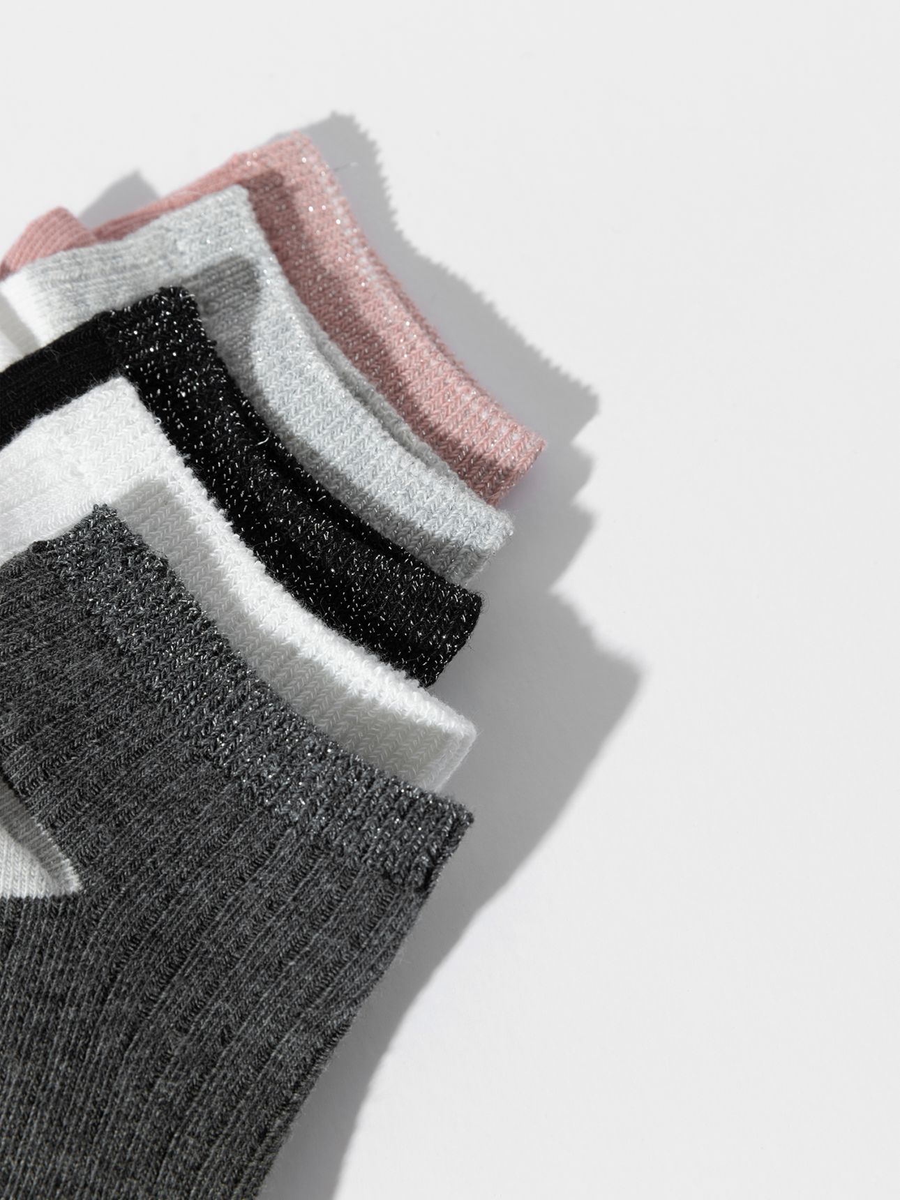 מארז 5 זוגות גרבי קרסוליות לורקס