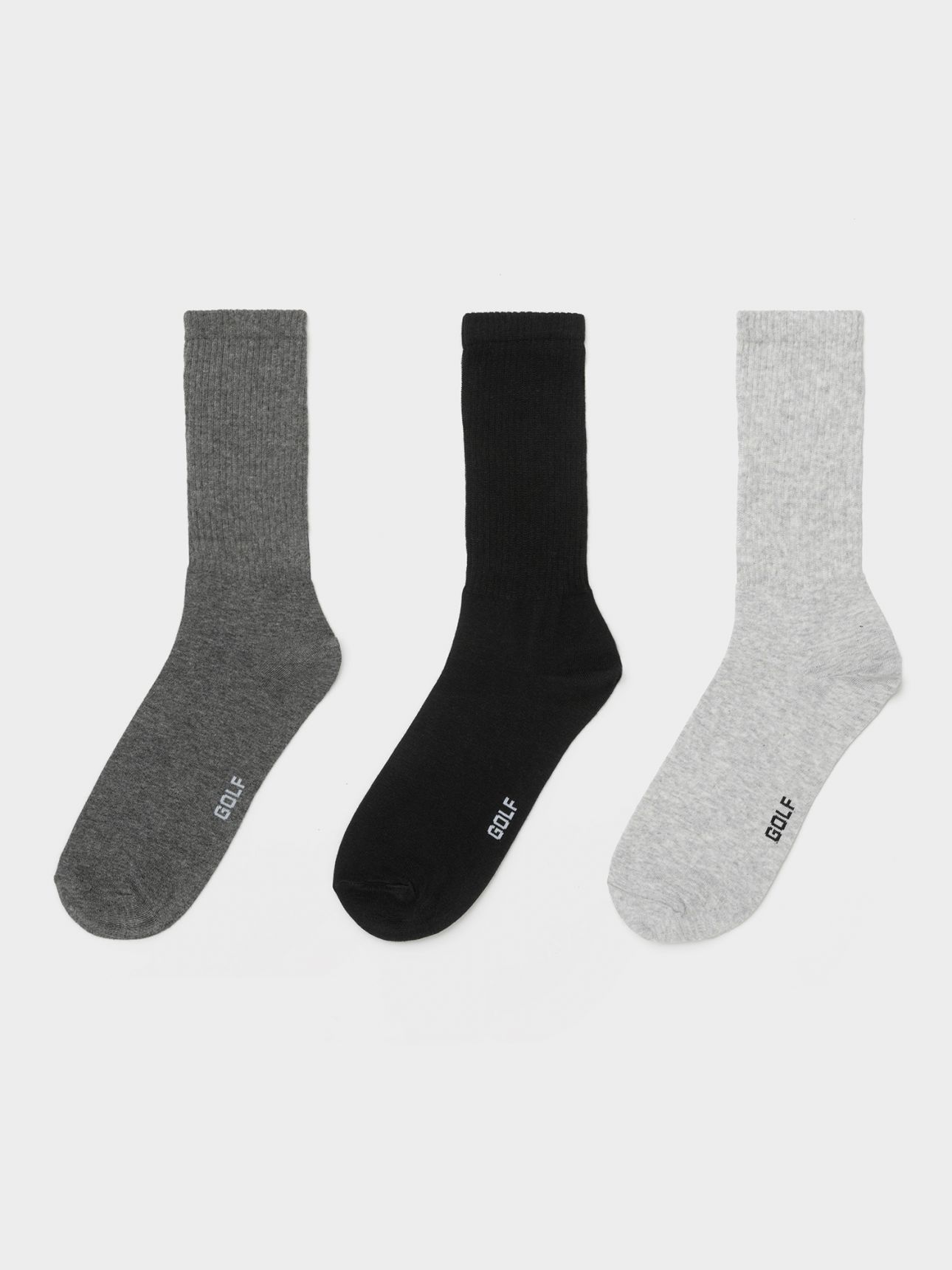 מארז 3 זוגות גרבי כותנה