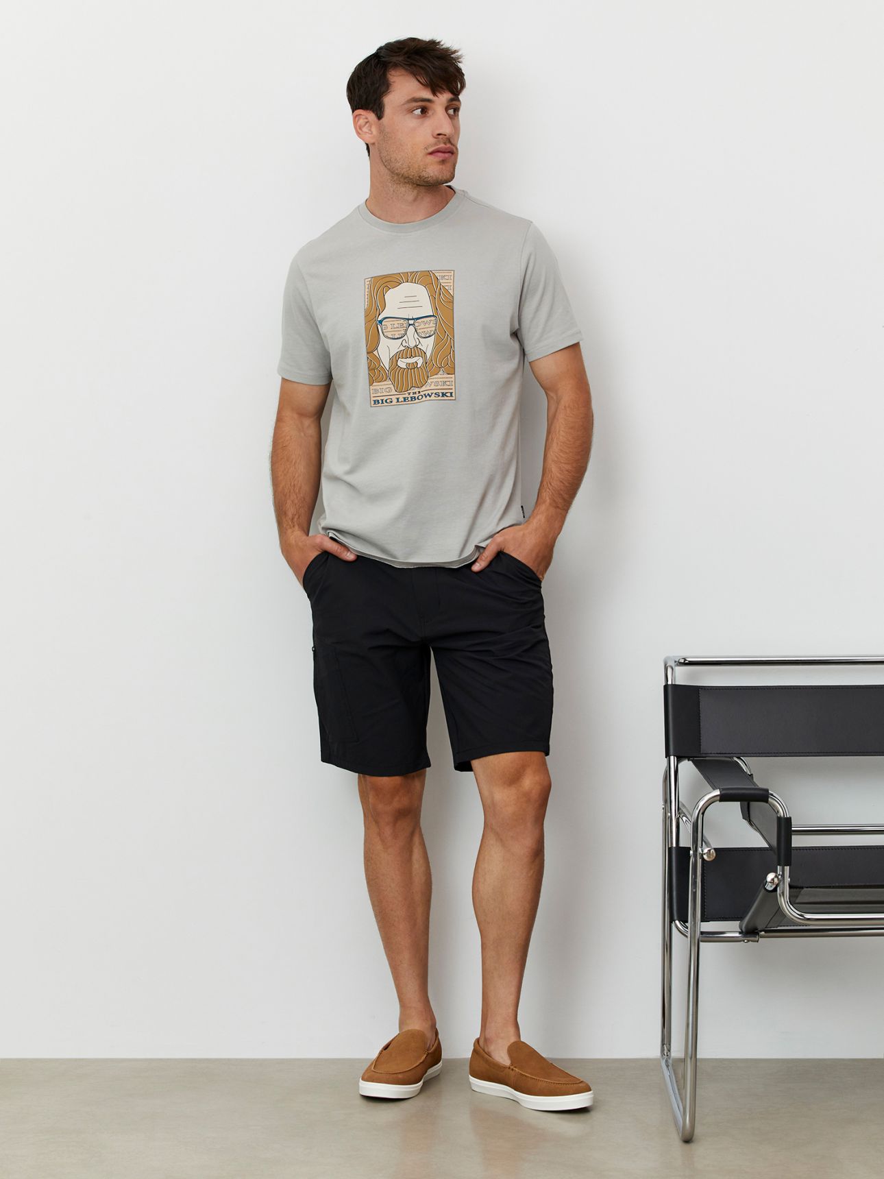 טי מודפסת ביג לבובסקי