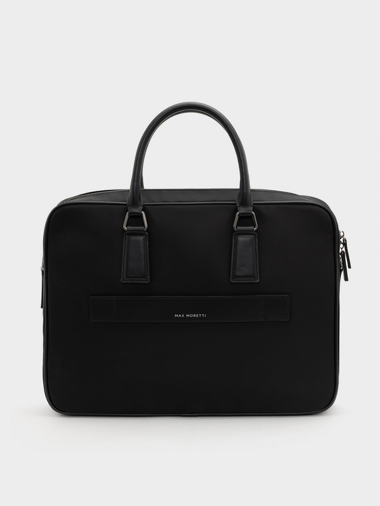 תיק מסמכים בשילוב עור