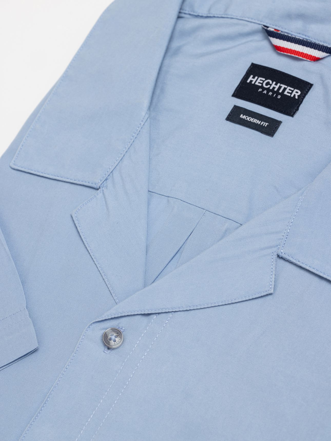 HECHTER PARIS חולצה מכופתרת קצרה טנסל