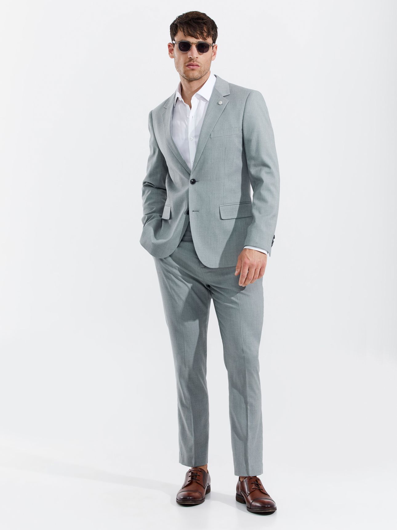 HECHTER PARIS מכנסיים מחוייטים פסטל אירועים