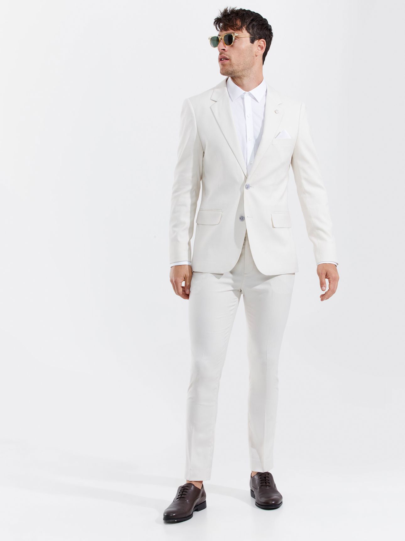 HECHTER PARIS מכנסיים מחוייטים פסטל אירועים