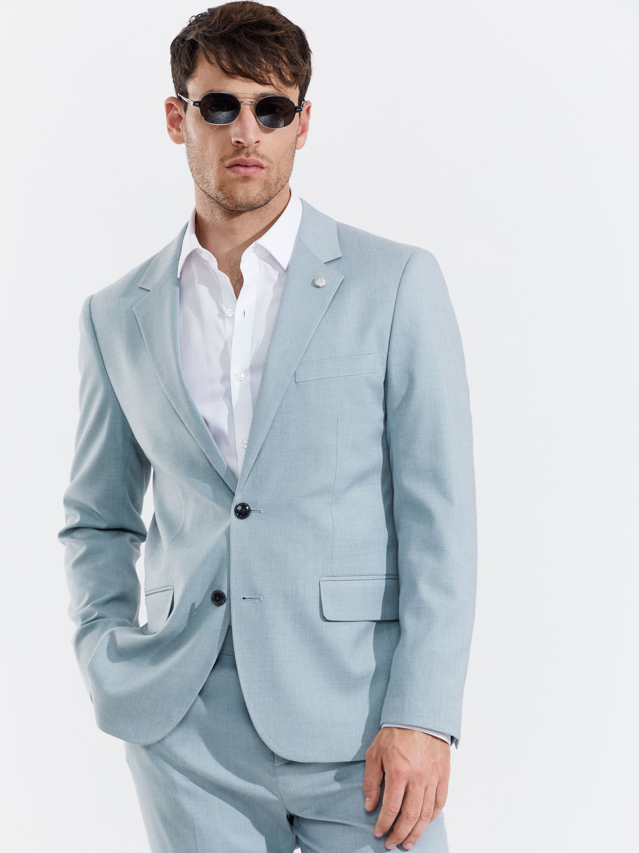 HECHTER PARIS ג’קט מחויט פסטל אירועים