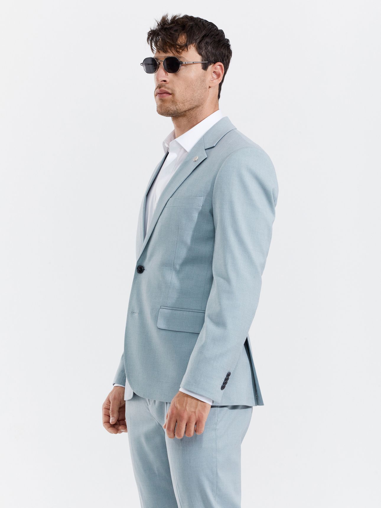 HECHTER PARIS ג’קט מחויט פסטל אירועים