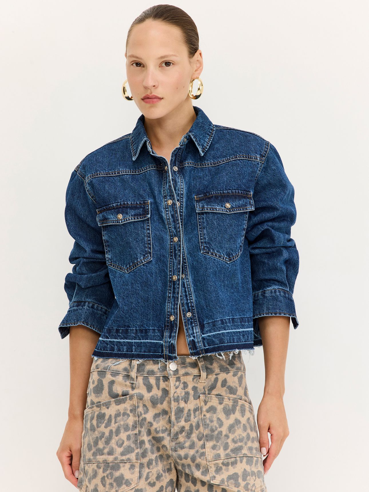 חולצת ג’ינס OVERSIZE