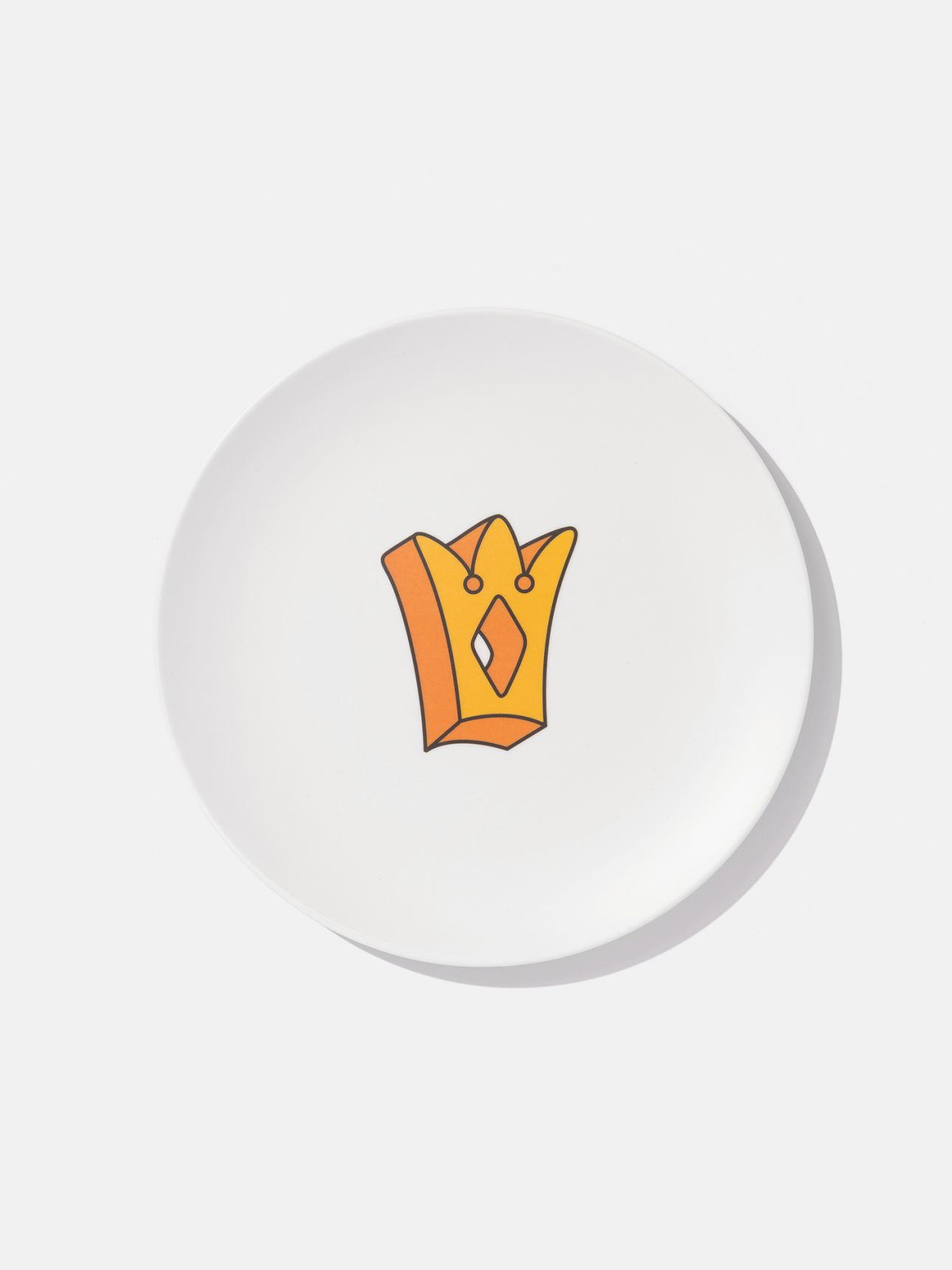 צלחת מלמין עיקרית מלך