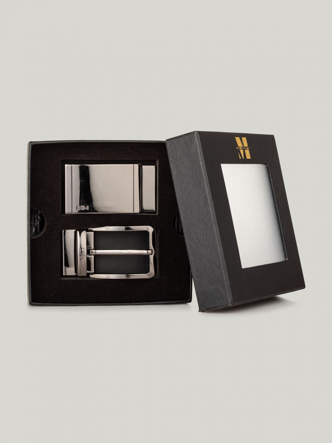 מארז חגורה ושני אבזמים