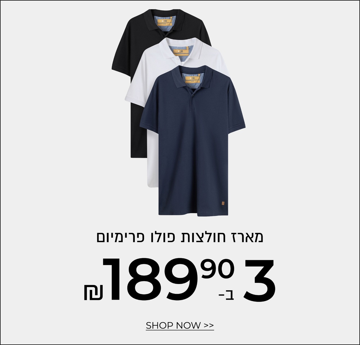 מארז פולו פרימיום 3 ב- 189.90