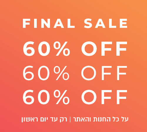 final sale 60% off
