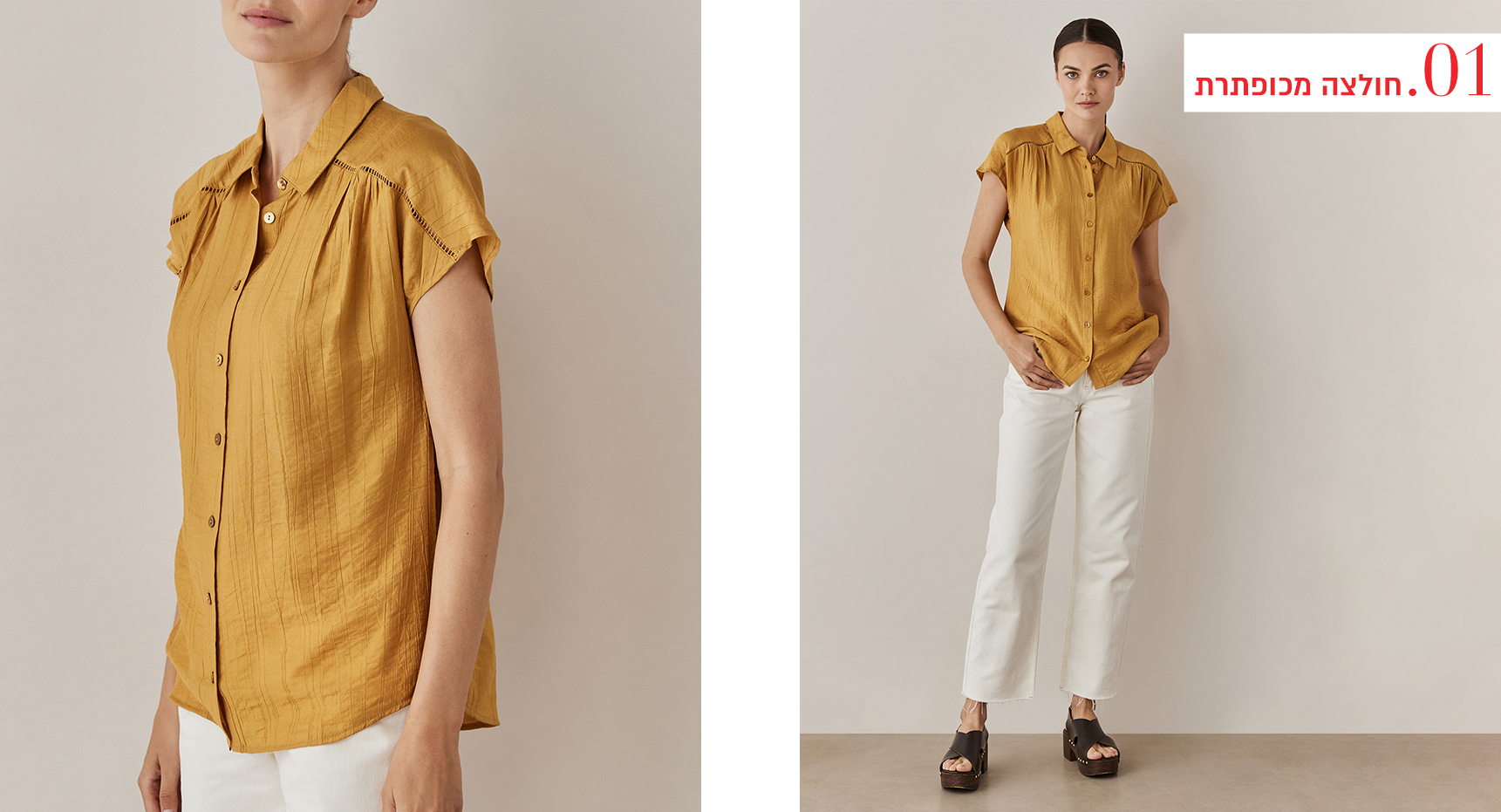 חולצה מכופתרת